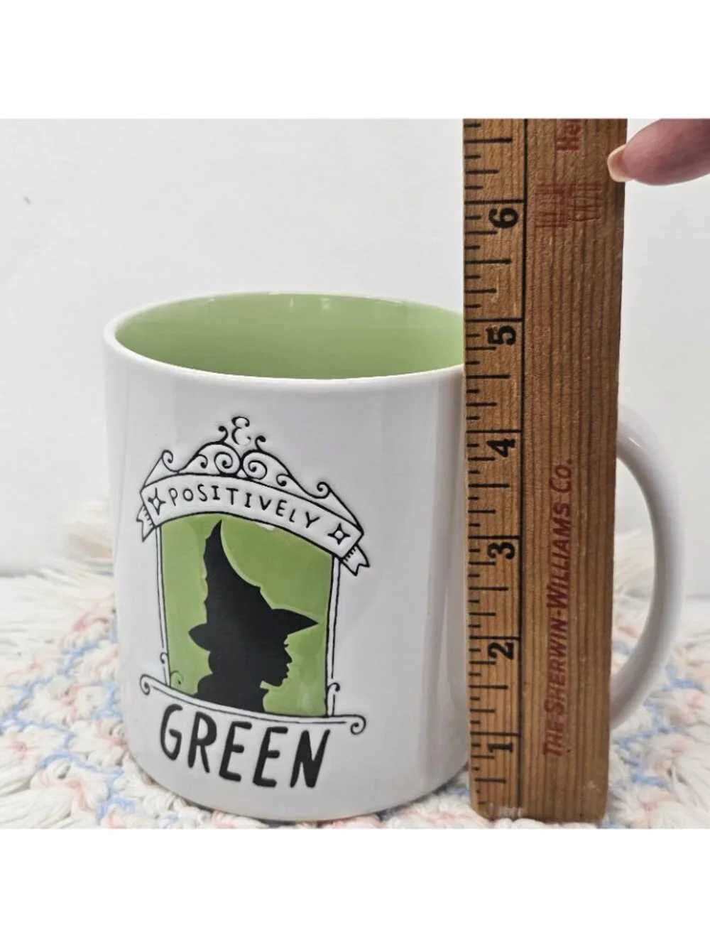 Wicked Movie 21oz Mug Positively Green Elphaba Glinda Stoneware Zak Designs
